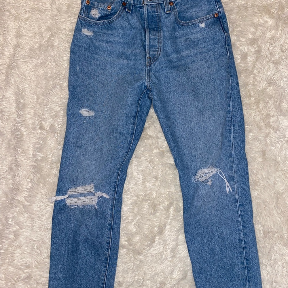 Levi's Classic Light Blue Denim Jeans